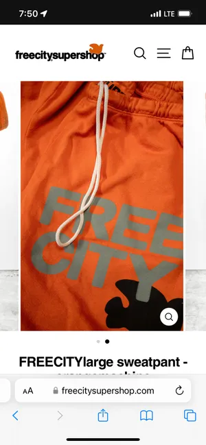 Free City Sweatpants brand new with tags thumbnail 2
