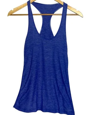 Lululemon Women's S Tank Top Blue Purple Heather Racerback Sleeveless Active thumbnail 1