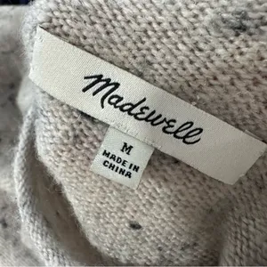 Madewell Donegal Inland‎ Turtleneck Sweater in Coziest Yarn Medium thumbnail 6