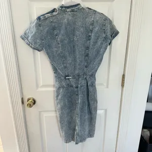 Vintage Rampage Acid Wash denim dress thumbnail 6