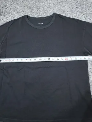Everlane The Boyfriend Tee in Essential Cotton Black Gray Women's Size Small thumbnail 6