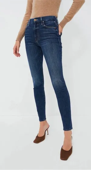 MOTHER The Looker Skinny Jeans in Tequila Truth thumbnail 1