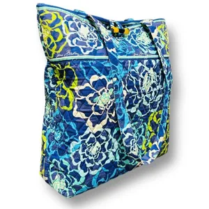 Vera‎ Bradley Katalina Blues Quilted Floral Tote Bag Travel Shoulder Purse Boho thumbnail 10
