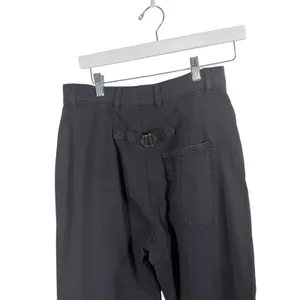 Free People x Sandrine Rose French Worker 100% Cotton Pants Navy Blue Women 27 thumbnail 5