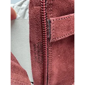 Diba Womens Shoes Boots Sz 7.5 Burgundy Red Suede Leather Heeled Chic Casual New thumbnail 11