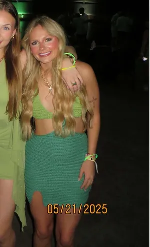 Mini Dress Green Size XS thumbnail 2