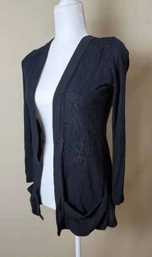 Cotton On Open Drape Pocket Longline Cardigan Size Small Slightly Sheer thumbnail 1