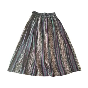 Vintage 90s Pacific Silk Studio Maxi Skirt Medium 100% Silk Boho‎ Flowy Eclectic thumbnail 3