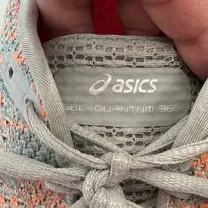 Asics Gel-Quantum 360 Knit Running Shoes Athletic Gym Gray Orange Women's Size 9 thumbnail 7