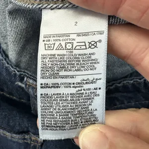 Old Navy High Rise Baggy Wide Leg Jeans Y2K Skater Retro Women's 2 x 29 thumbnail 5