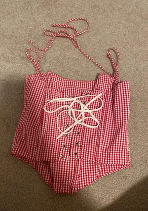 Red Corset Top thumbnail 2