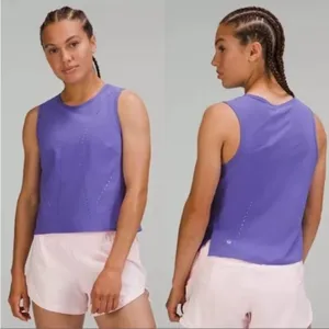 Lululemon Swift‎ Ventilated Running Tank Top Purple XS thumbnail 2