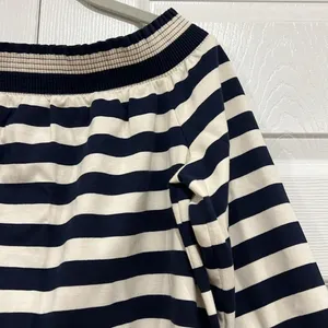 J. Crew Striped Off Shoulder‎ Mini Dress Navy Blue White Womens Size XS thumbnail 4