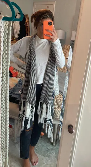 Entro Boho Fringe Vest thumbnail 2