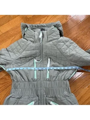 Free People Movement All Prepped Ski Snow Quilted Puffer Jacket Insulated Sz M thumbnail 5