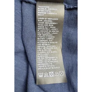 The Kooples NWT Eagle Graphic Lace Up T-Shirt Navy Size 0 Rocker Edgy thumbnail 10
