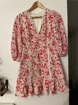 La Maison Talulah Dance And Romance Mini Dress Floral Lace thumbnail 5