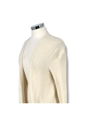 Madewell Kent Cream Open Front Cardigan Sweater Pockets Size Small Cozy Cottage thumbnail 3