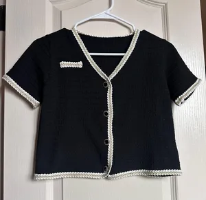 Tweed Top Black Size XS thumbnail 1