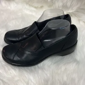 Clarks Blackberry Slip-On Leather Loafer Mules Slide Size 9.5‎ Bin 25 thumbnail 4
