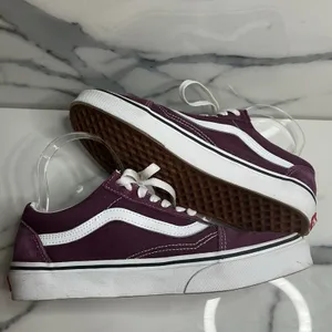 Vans EUC Burgundy Low Top Suede Leather Sneakers Men Sz 7 Wmn Sz 8.5 Skateboard thumbnail 6