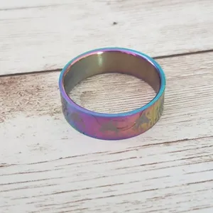 Multicolored Ring with Dolphin Design thumbnail 4