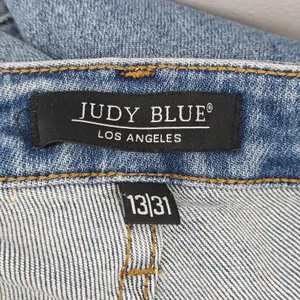 Judy Blue 13/31Relaxed Fit Medium Wash Distressed Hem Jeans Style JB88430 thumbnail 2