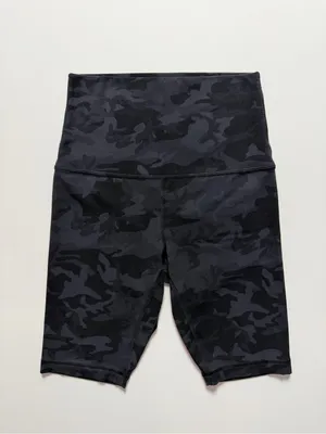 Lululemon Align Super High Rise Shorts 10”, Incognito Camo Multi Grey, Size 6 thumbnail 4
