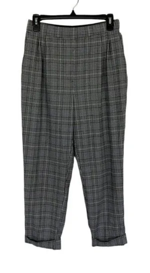 Zara Women’s‎ Pants Small Pull On Black White thumbnail 1