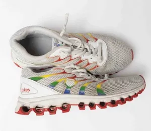 K-Swiss Tubes Running Shoes Women’s Size 9 White Rainbow Mesh Sneakers thumbnail 1