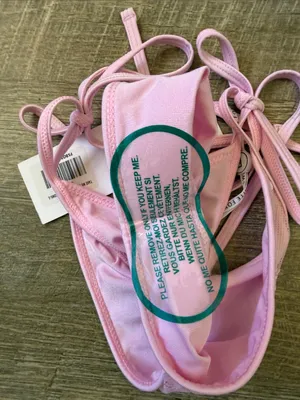 NWT White Fox Swim Take Me To Italy Bikini Bottoms Pink Size S thumbnail 4