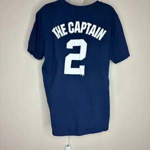 Nike New York Yankees The Captain T shirt navy blue size large thumbnail 2