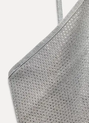 ZARA Open Back Sparkly Crop Top thumbnail 10