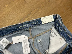 American Eagle Size 12 baggy mom jeans super high rise thumbnail 12