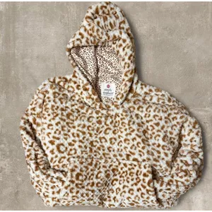Simply Southern Leopard Print Fleece Hoodie thumbnail 1
