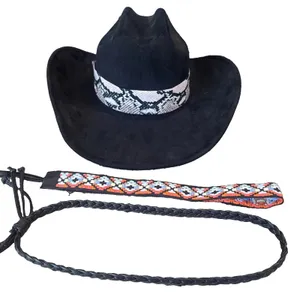 Pro Celia Cowboy Hat Women’s Black Wide Brim Western Cowgirl Country W/bands thumbnail 1