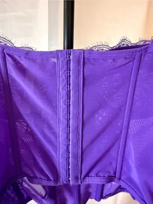 Urban Outfitters Out From Under Lace Purple Underwire Corset Top Bustier Coquett thumbnail 10
