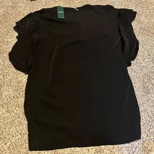 Lauren Ralph Lauren Elegant Black Flutter Sleeve Cocktail Dress V-Neck Evening‎ thumbnail 9