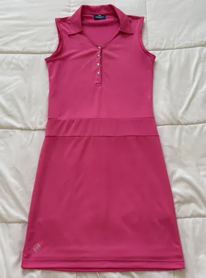 Daily Sports Dress Womens Small Pink Sleeveless‎ Golf Tennis Pickleball Outdoor thumbnail 1
