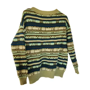Wild Fable Green 3D Textured Knit Crewneck Long Sleeve Pullover Sweater Medium thumbnail 3