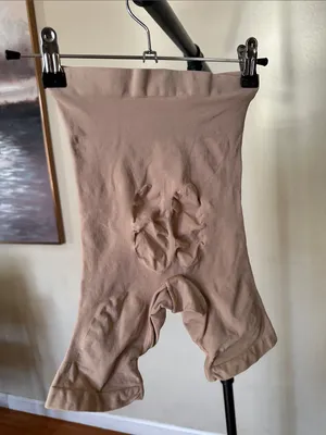 NWOT SKIMS Seamless Sculpt Maternity Mid Thigh Short‎ - Clay Size S/M thumbnail 2
