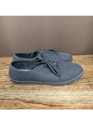 Black Lace Up Shoes Size 6 thumbnail 2
