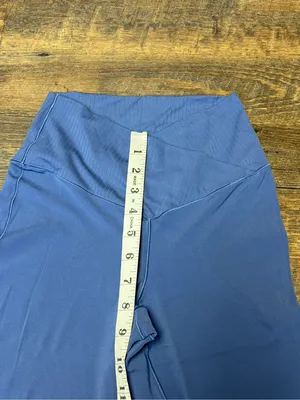 OFFLINE by Aerie Real Me Super Flare Hi-Rise Leggings Blue Medium Short Inseam thumbnail 5