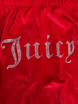 Juicy Couture Red Velour Set thumbnail 8