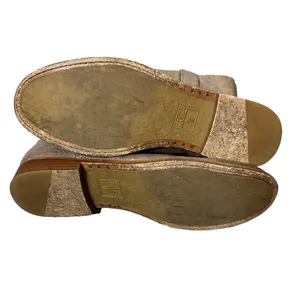 Frye anna shortie boots distressed tan sz‎ 9.5 thumbnail 2
