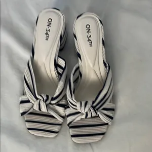 ON 34TH Striped Knot Slide Sandals – Size 6.5 thumbnail 7