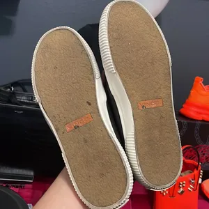 💙💖 Vince black leather Kirkland slip on‎ sneakers thumbnail 6