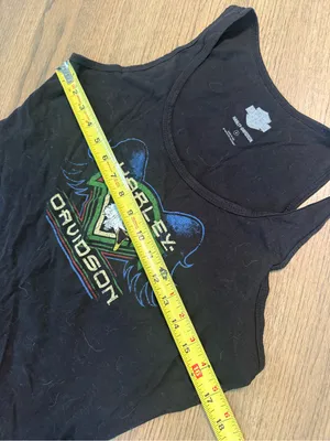 Harley Davidson Women's Black Fitted Tank Top thumbnail 5