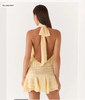 Yellow Peppermayo Dress Mini thumbnail 4