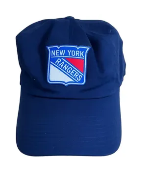 Fanatics New York Rangers Blue Embroidery Adjustable Dad Baseball Hat Cap OS thumbnail 1